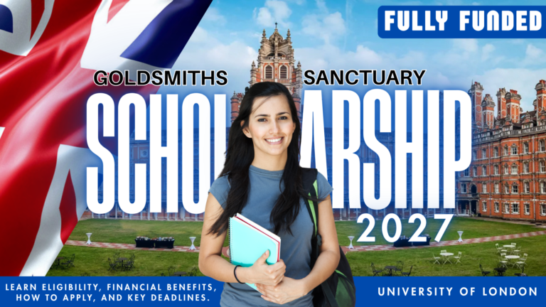 Goldsmiths Sanctuary Scholarship UK, 2027: Fully Funded Study at the University of London