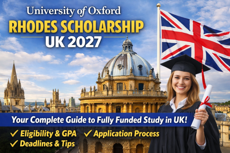 University of Oxford Rhodes Scholarship UK 2026: Your Complete Guide to Fully Funded Study in UK